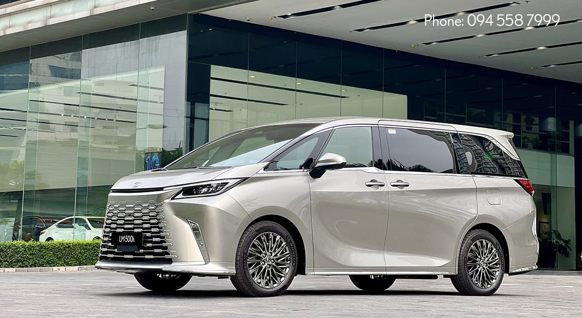 Xe Lexus LM 500h 6 chỗ màu Bạc với thiết kế sang trọng