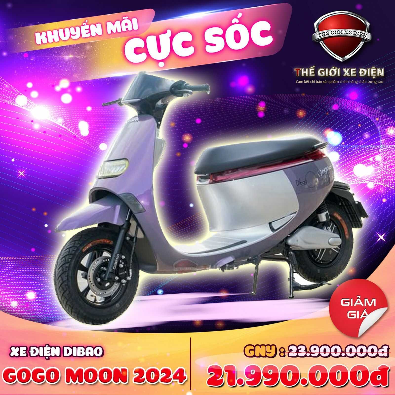 xe máy điện gogo dibao moon mới