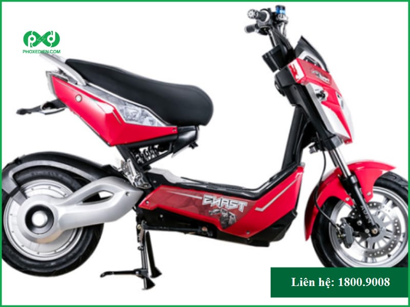 Xe máy điện Pega Xmen TRANS màu đen vàng với thiết kế ấn tượng