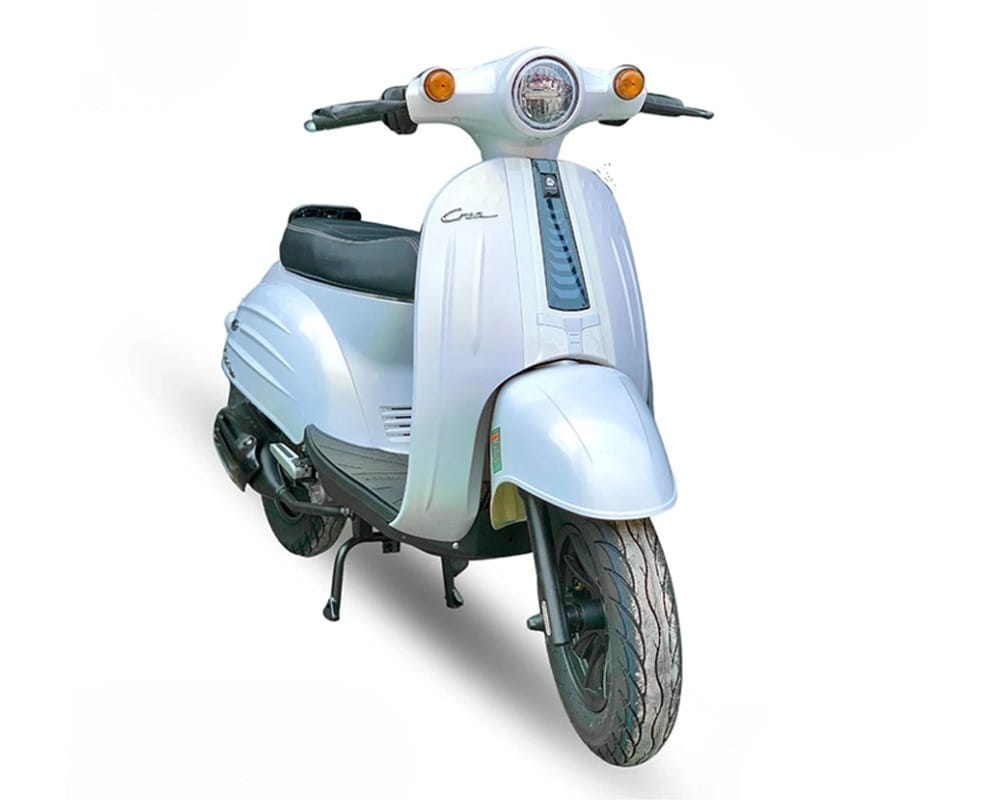 Xe máy học sinh cấp 3 DVMotor Crea phong cách hoài cổ retro kết hợp hiện đại