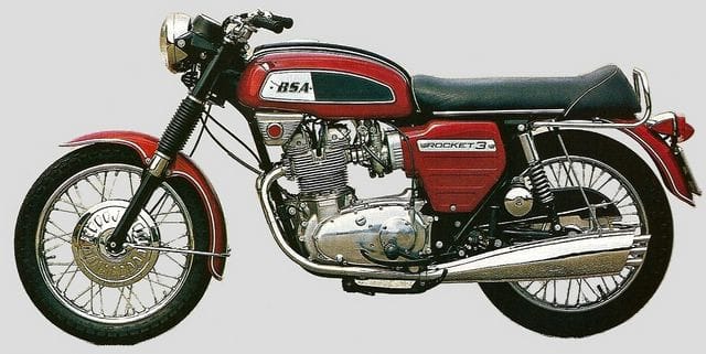 xe mô tô harley BSA Rocket 3 cổ điển
