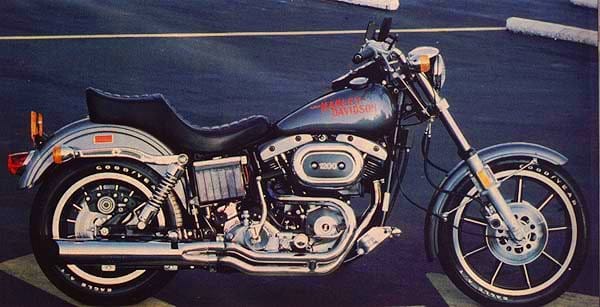 xe mô tô harley HD FXS Low Rider 1977