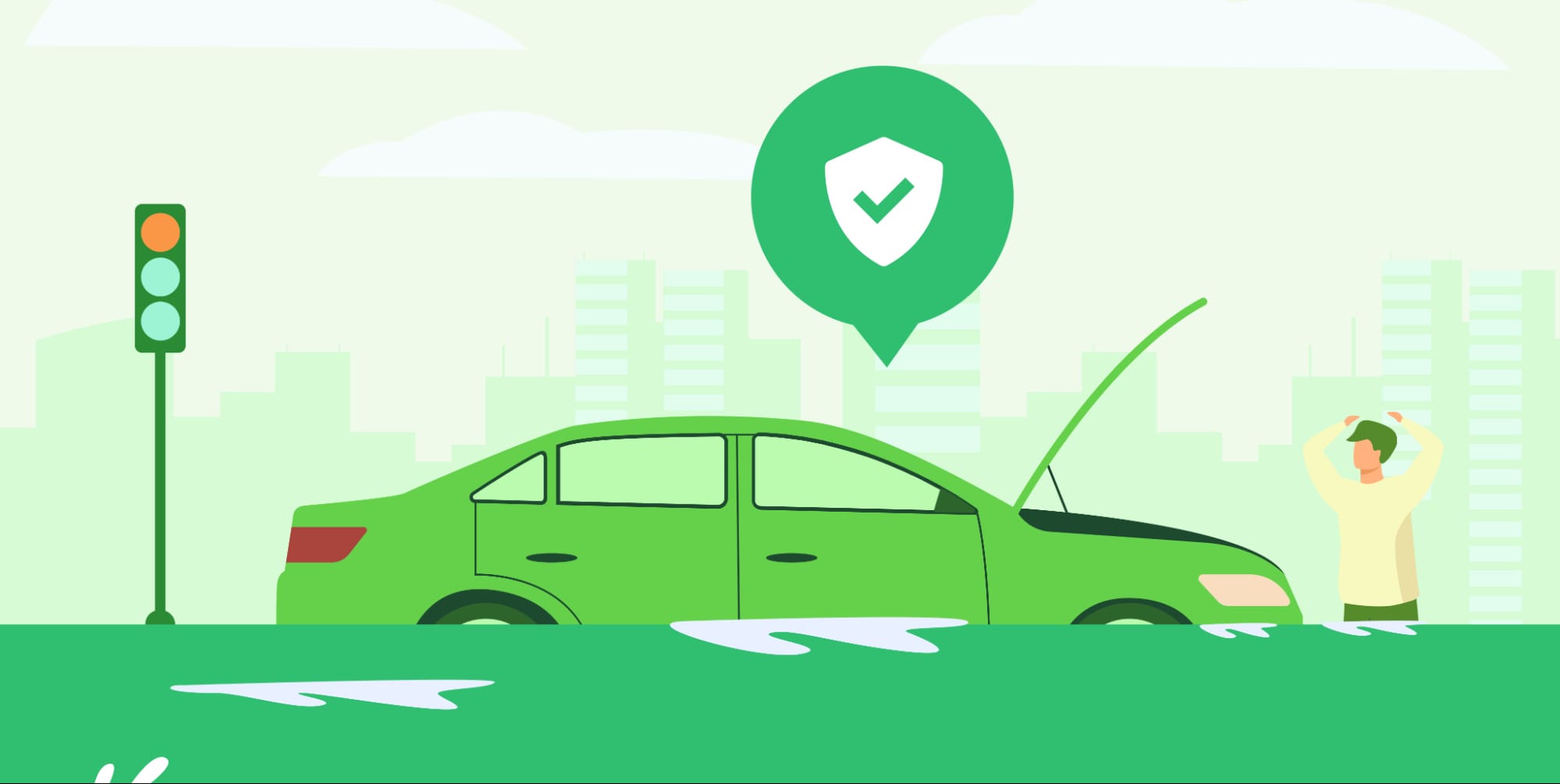 Xe ô tô bị thủy kích được bảo hiểm vật chất xe hỗ trợ chi phí