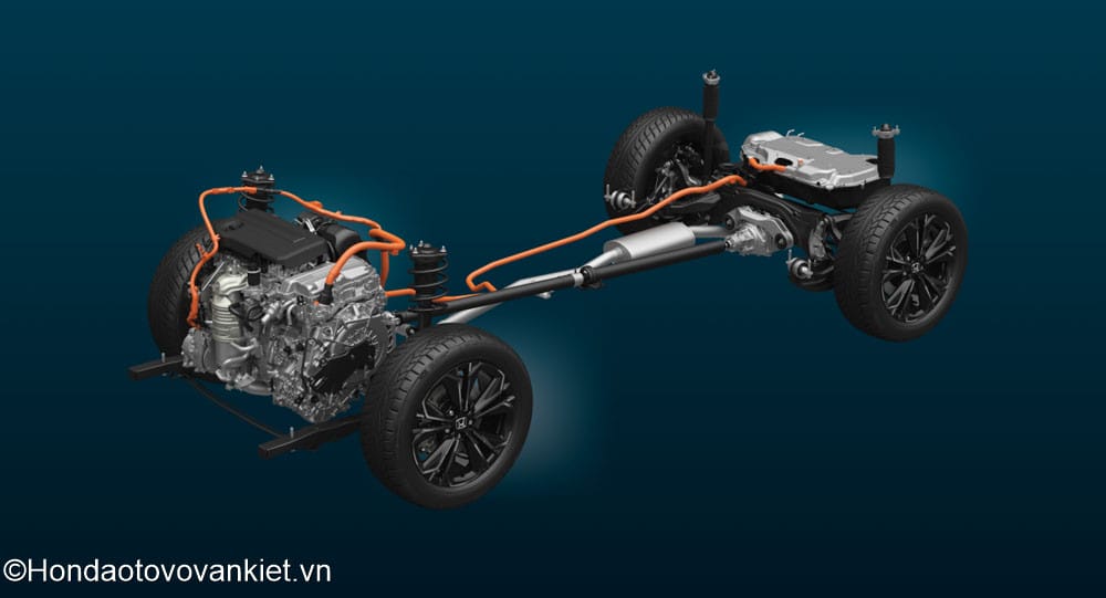 Xe ô tô CRV 2025 với công nghệ Hybrid e:HEV