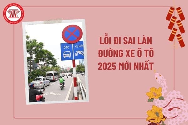 Xe ô tô đi sai làn đường trên đường cao tốc có vạch phân làn rõ ràng