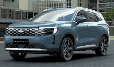 Xe ô tô Ford Territory Titanium X màu trắng