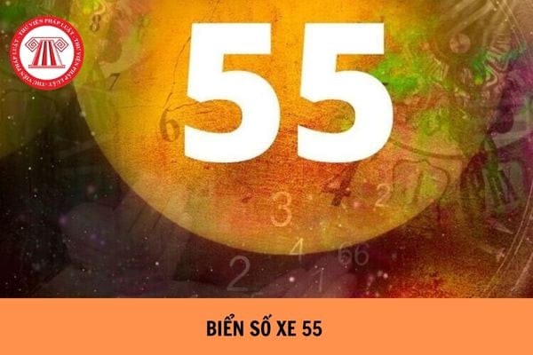 Xe ô tô tải van màu trắng di chuyển trên đường phố sầm uất tại Thành phố Hồ Chí Minh, mang biển số 55
