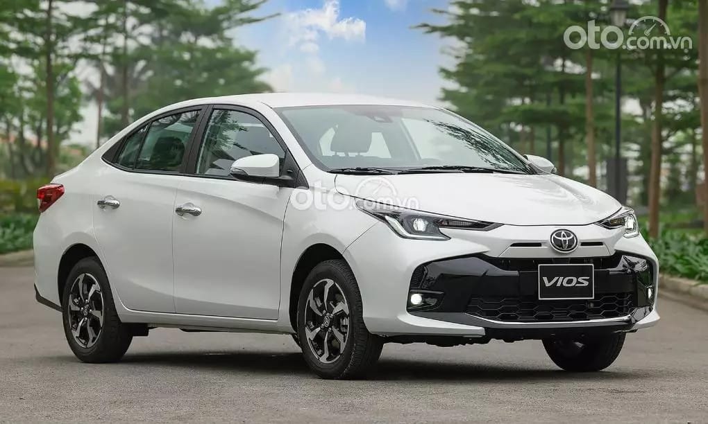 Xe ô tô Toyota Vios thế hệ mới với thiết kế trẻ trung