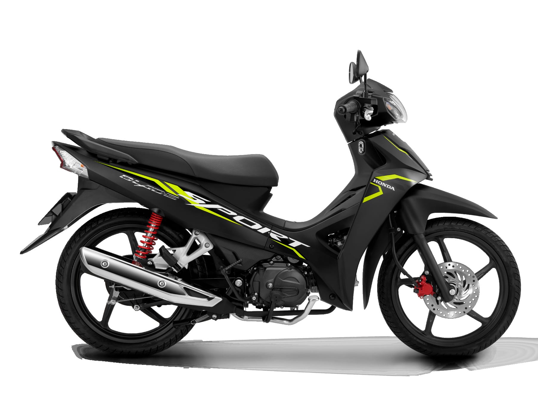 Xe số Honda Blade màu đen cam cá tính, phù hợp di chuyển hàng ngày