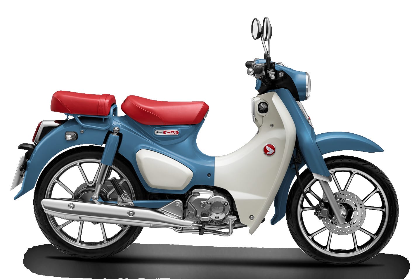 Xe số Honda Super Cub C125 màu đỏ sang trọng, thể hiện giá trị cổ điển