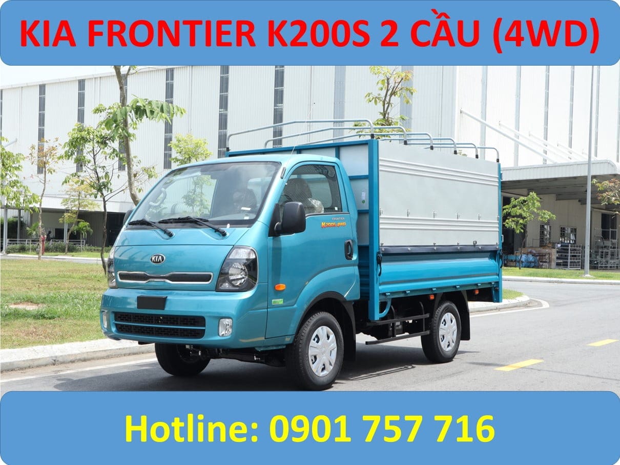 xe tải 2 cầu KIA K200 vận hành