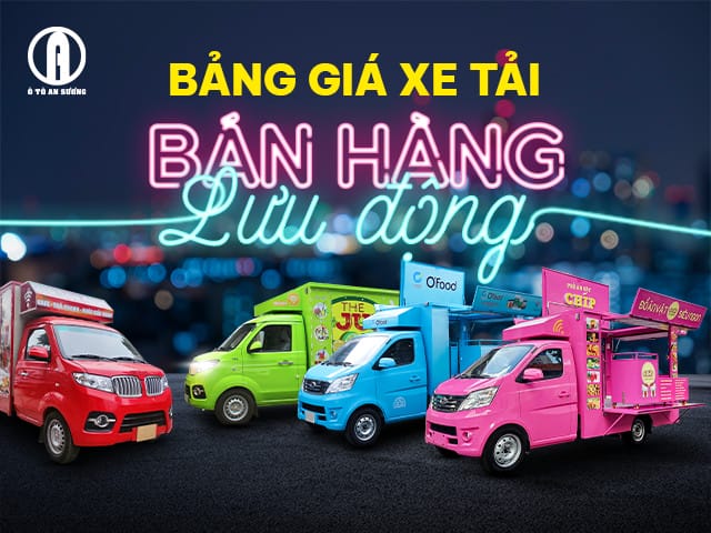 Xe tải bán hàng lưu động thuận tiện di chuyển trong thành phố