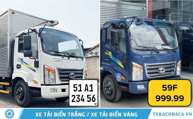 Xe tải biển trắng