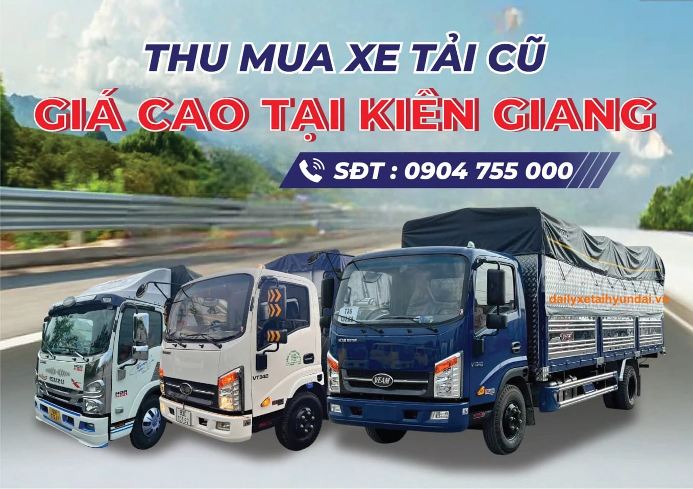 Xe tải cũ Kiên Giang