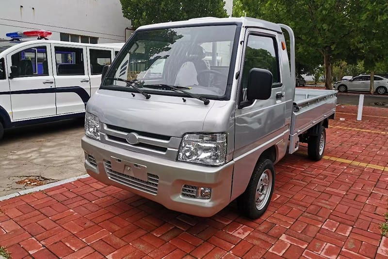 Xe tải điện chở hàng 1 tấn thùng lửng
