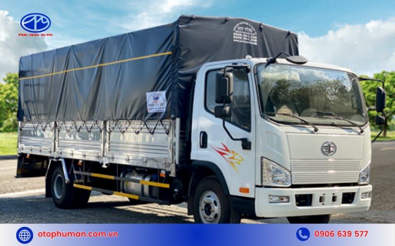 Xe tải FAW Tiger 8 tấn với thùng dài 8m2 tiện lợi
