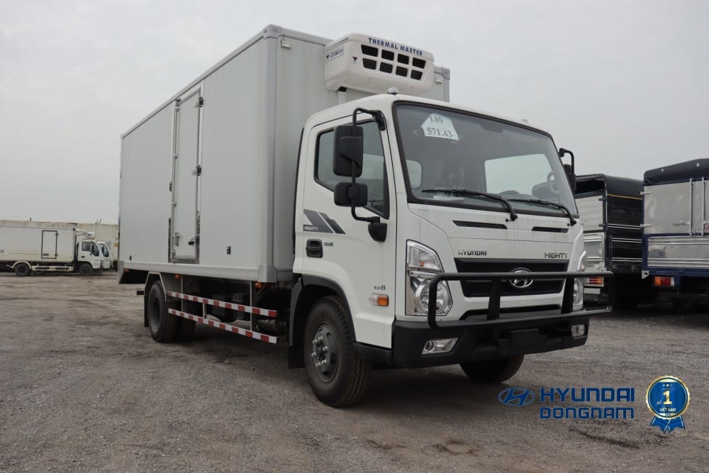 Xe tải Hyundai EX8 thùng đông lạnh chuyên dụng
