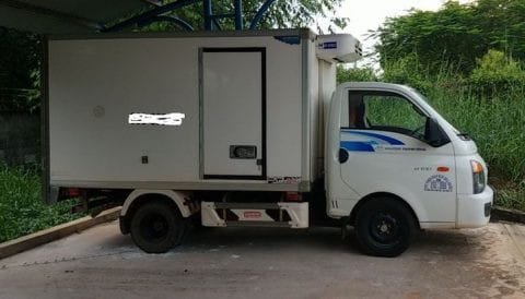 Xe tải Hyundai H100 1 tấn đời 2016 thùng đông lạnh, giải pháp vận chuyển hàng cần bảo quản nhiệt độ.
