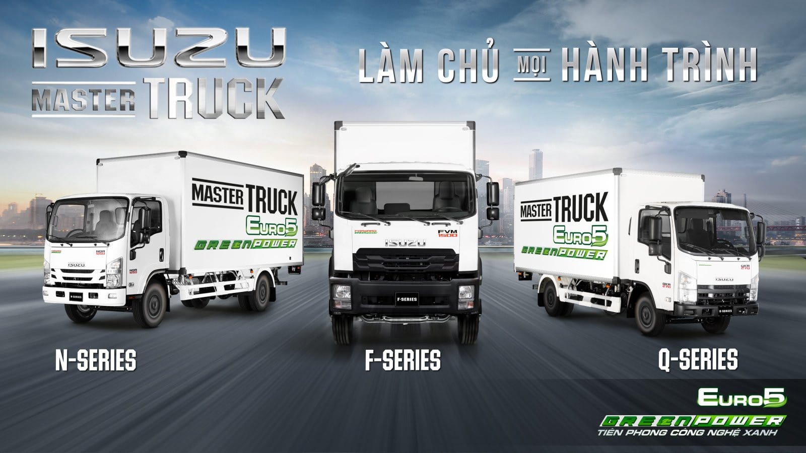 Xe tải Isuzu hiện đại với cabin vững chãi, đại diện cho giá xe tải Isuzu 2.5 tấn và các dòng khác.