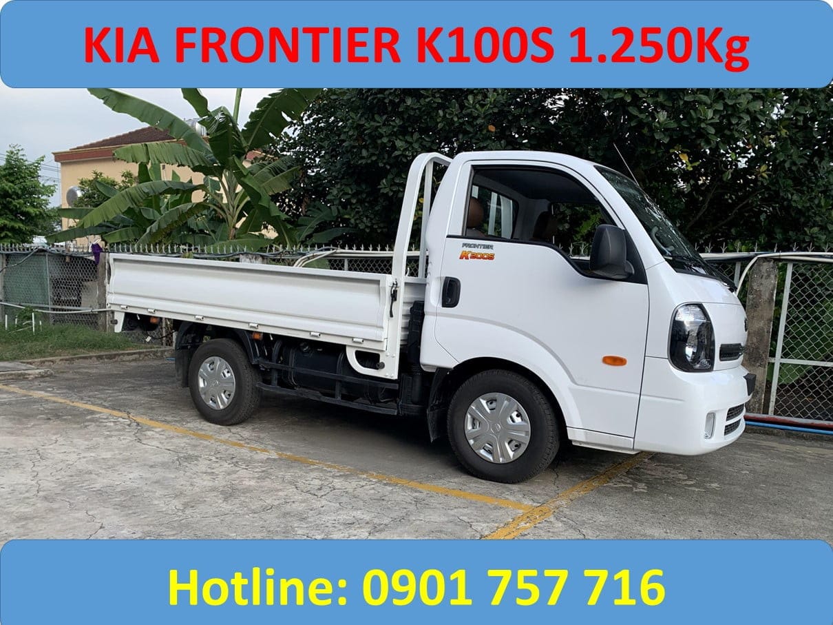 Xe tải KIA K100S 1.25 tấn mới với thiết kế hiện đại