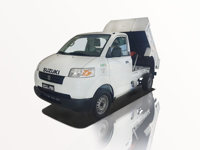 Xe tải nhỏ Suzuki Carry Pro dạng ben 600kg màu trắng