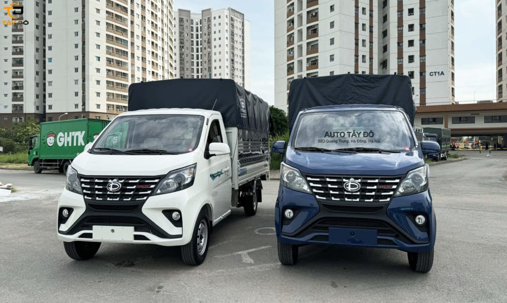 Xe tải Tera Star thùng bạt bên ngoài