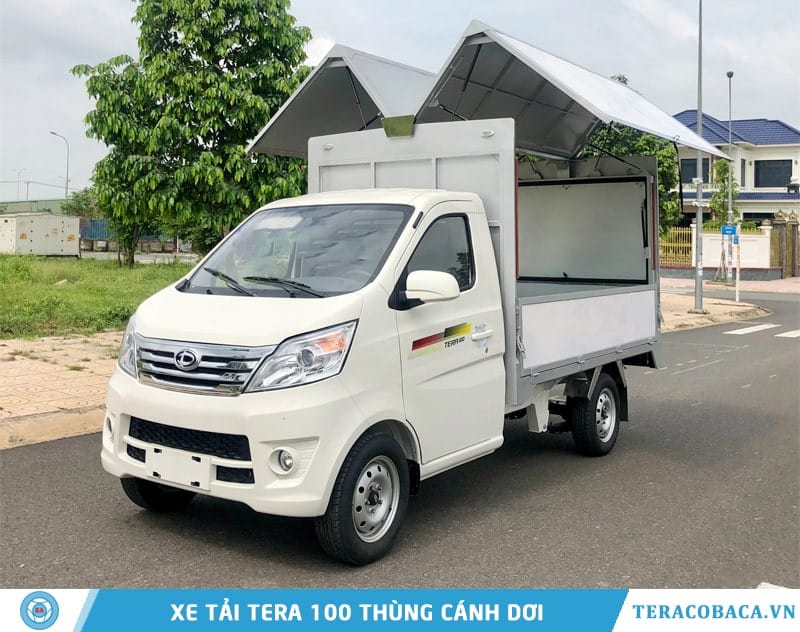 Xe tải Teraco 990kg thùng cánh dơi