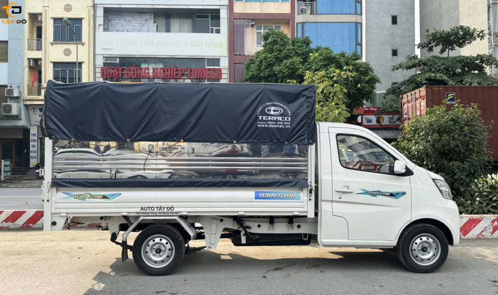 Xe tải Teraco Tera Star Plus thùng bạt 1t25