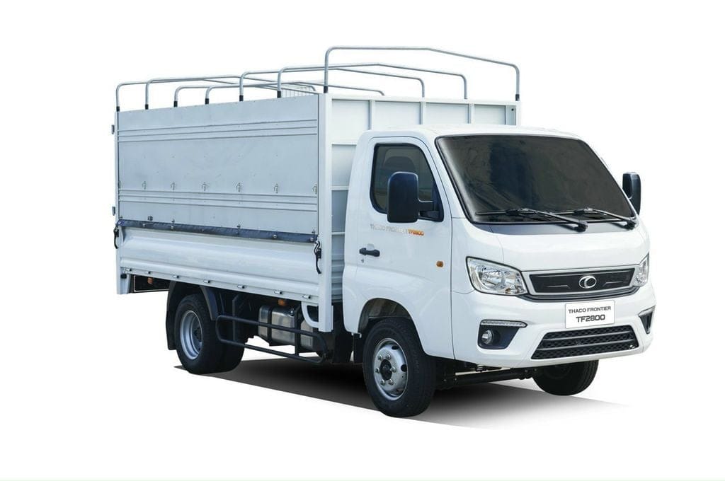 Xe tải Thaco Frontier TF2800 thùng mui bạt sẵn sàng vận chuyển