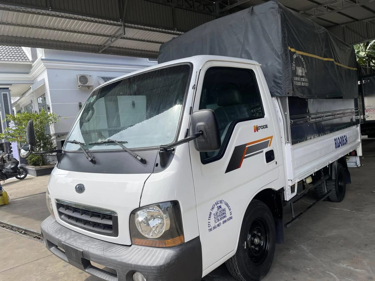 Xe tải Thaco Kia 1.25 tấn thùng bạt đã qua sử dụng tại Gia Lai