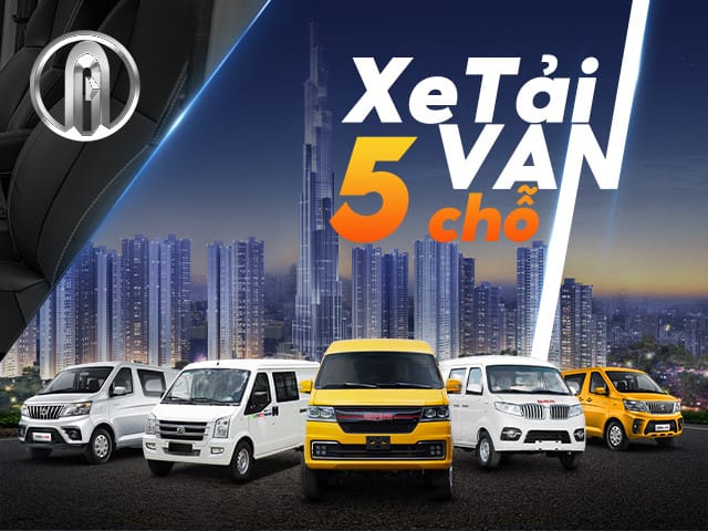 Xe tải van 5 chỗ đa năng cho kinh doanh và gia đình
