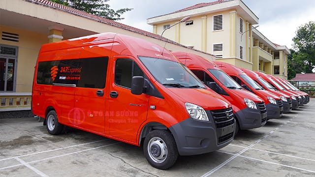 Xe tải van Gaz hoạt động hiệu quả trong môi trường đô thị