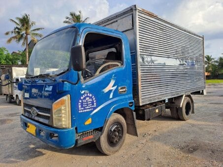 Xe tải Veam cũ tại Cần Thơ với thùng kín tiện lợi