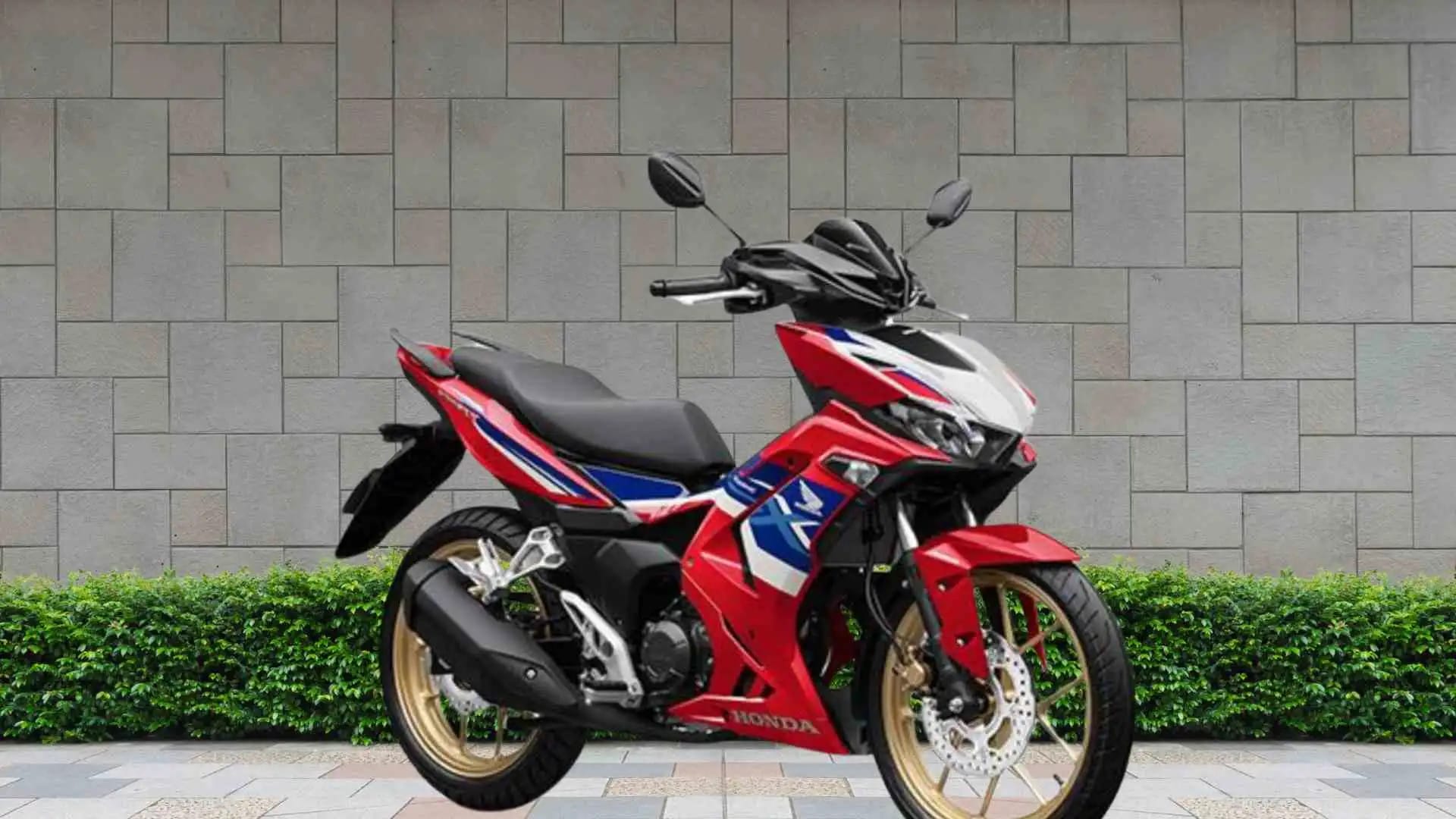 xe Winner V3 phiên bản thể thao màu đỏ đen trắng mạnh mẽ