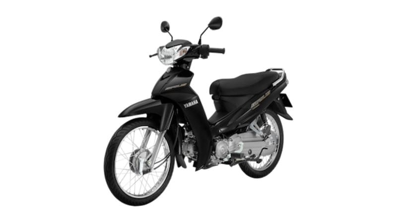 Xe Yamaha Sirius 110 màu xanh đen với thiết kế năng động và thông tin về giá xe sirius 110 hiện nay.