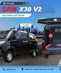 Xe Tải Van SRM 5 Chỗ Ngồi Chở Hàng Không Cấm Giờ
