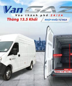 Xe Tải Van Gaz 3 Chỗ Ngồi 945kg Chở Hàng 24/24
