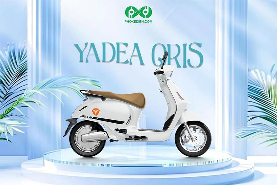 Yadea Oris màu hồng pastel cá tính, thể hiện phong cách hiện đại và nữ tính