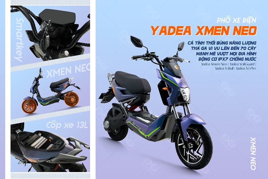 Yadea Xmen Neo - mẫu xe máy điện đẹp cho nam giới cá tính