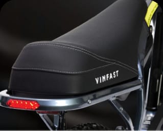 Yên xe thiết kế thoải mái của xe đạp điện VinFast DrgnFly